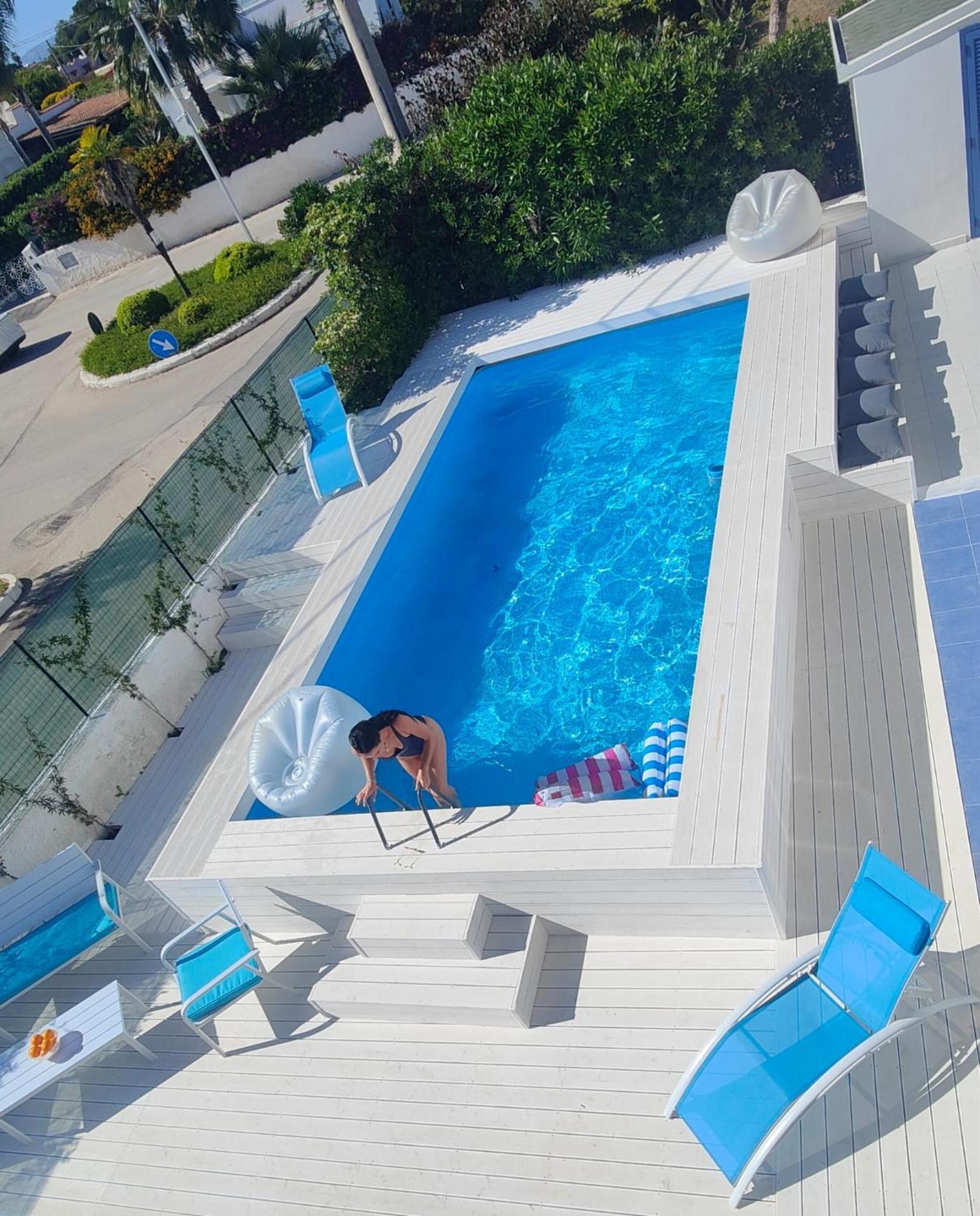 Pool Seaside Relais - Ville Ninfea, Marea, Rosa E Cassiopea Fontane Bianche Exterior photo